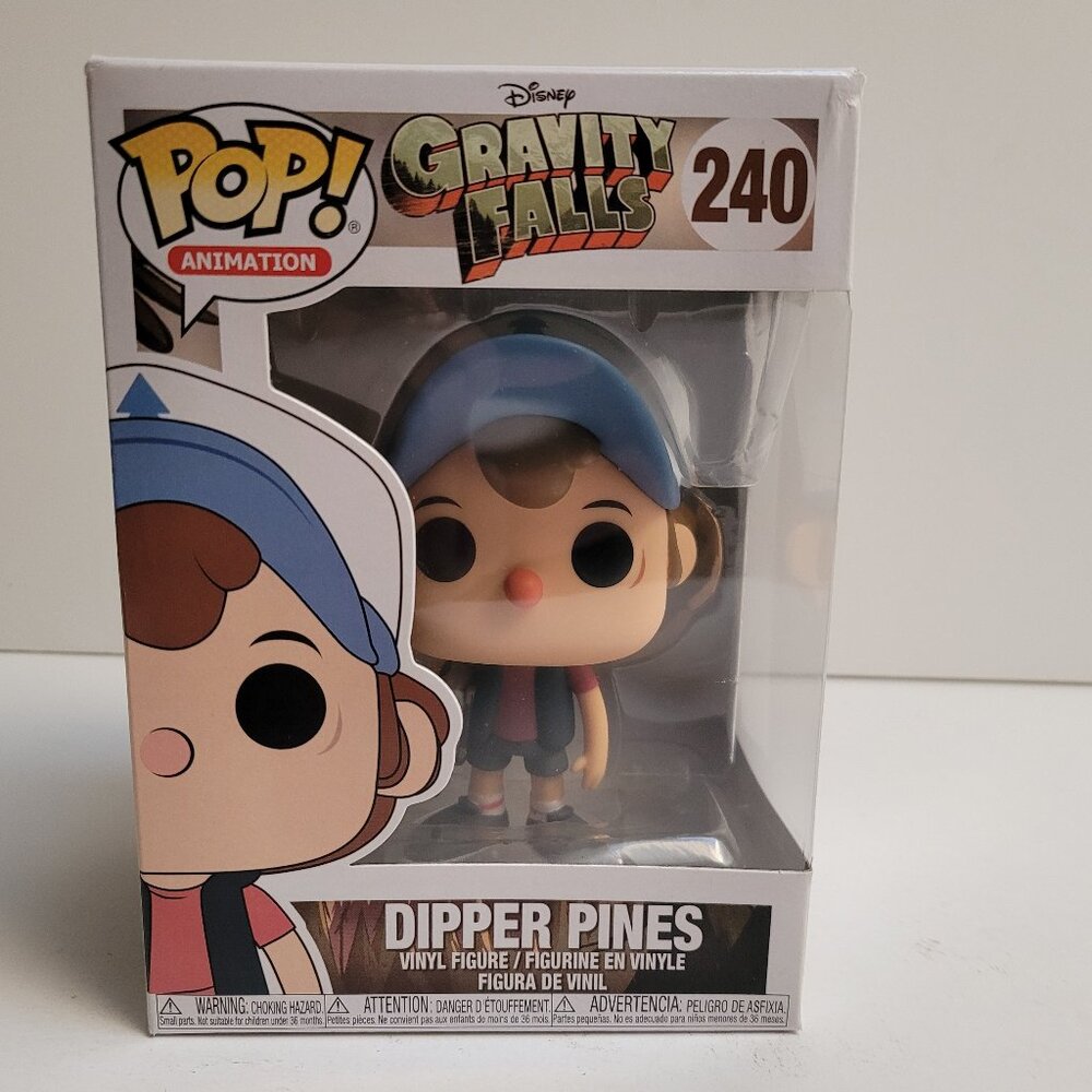 Funko POP Animation Disney Dipper Pines Disney Gravity Falls Vinyl Figure #240